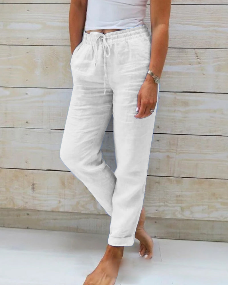 Charlie | Casual Chic Straight Trousers