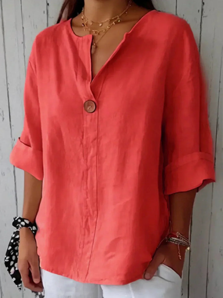 Laisa™ - Casual V-neck Blouse