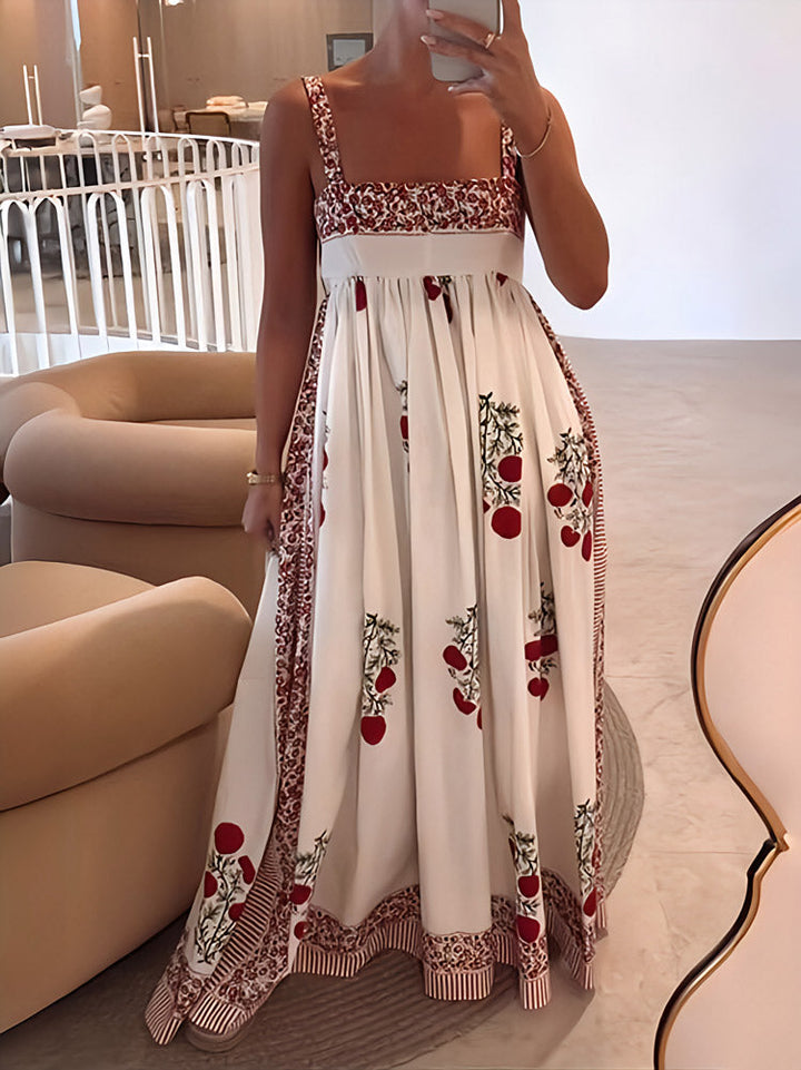 Ilyca - Patchwork Floral Maxi Dress