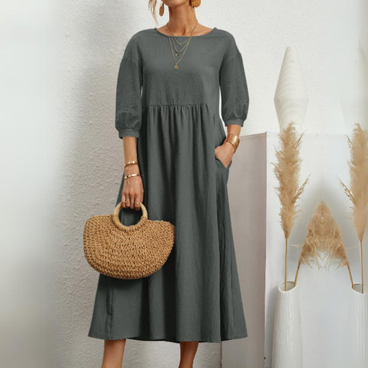 Clea | Breathable Elegant Timeless Maxi Dress