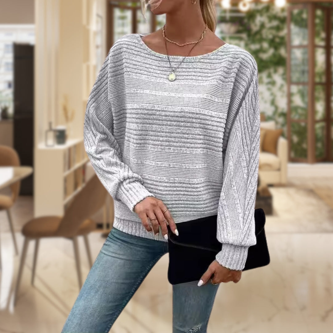 Martha™ | Casual Chic Textured Pullover