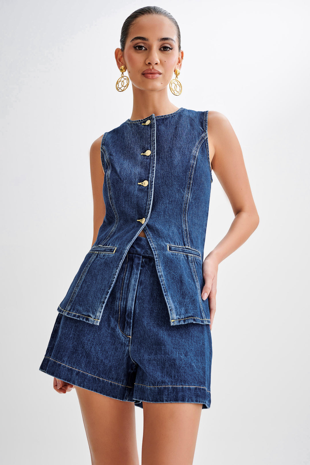 SONALA - Two-Piece Denim Set