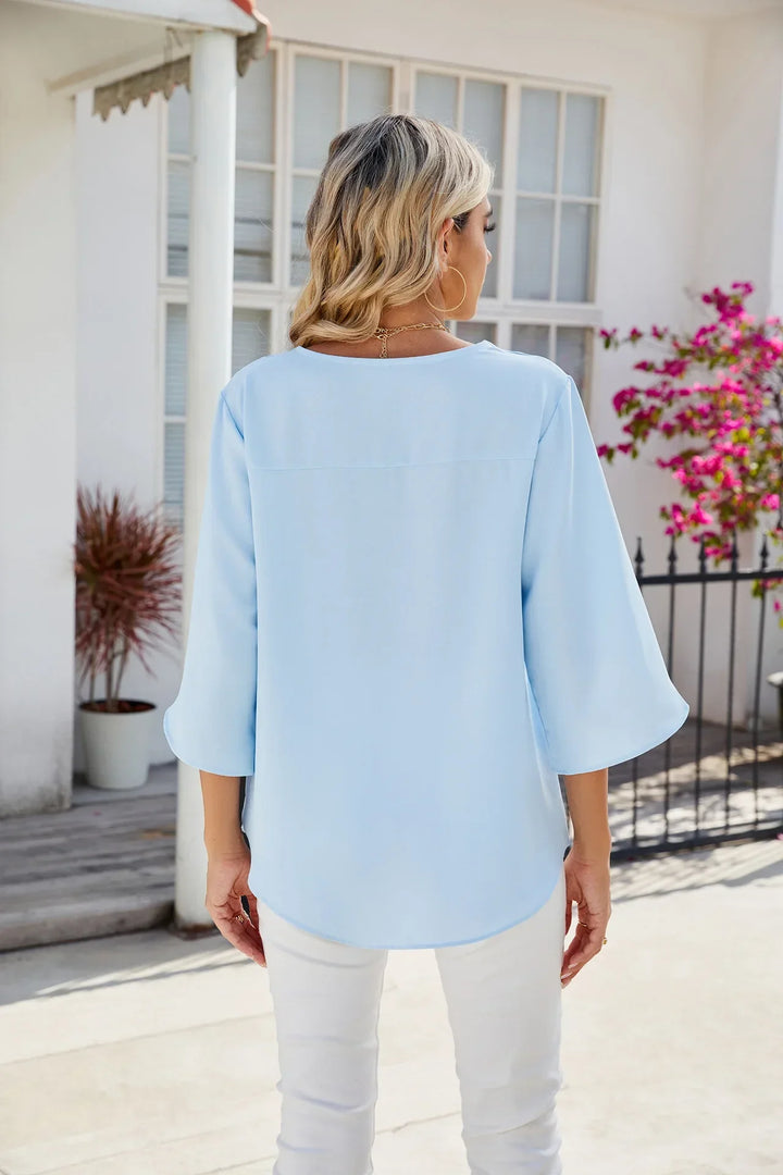 Cara | Draped Blouse