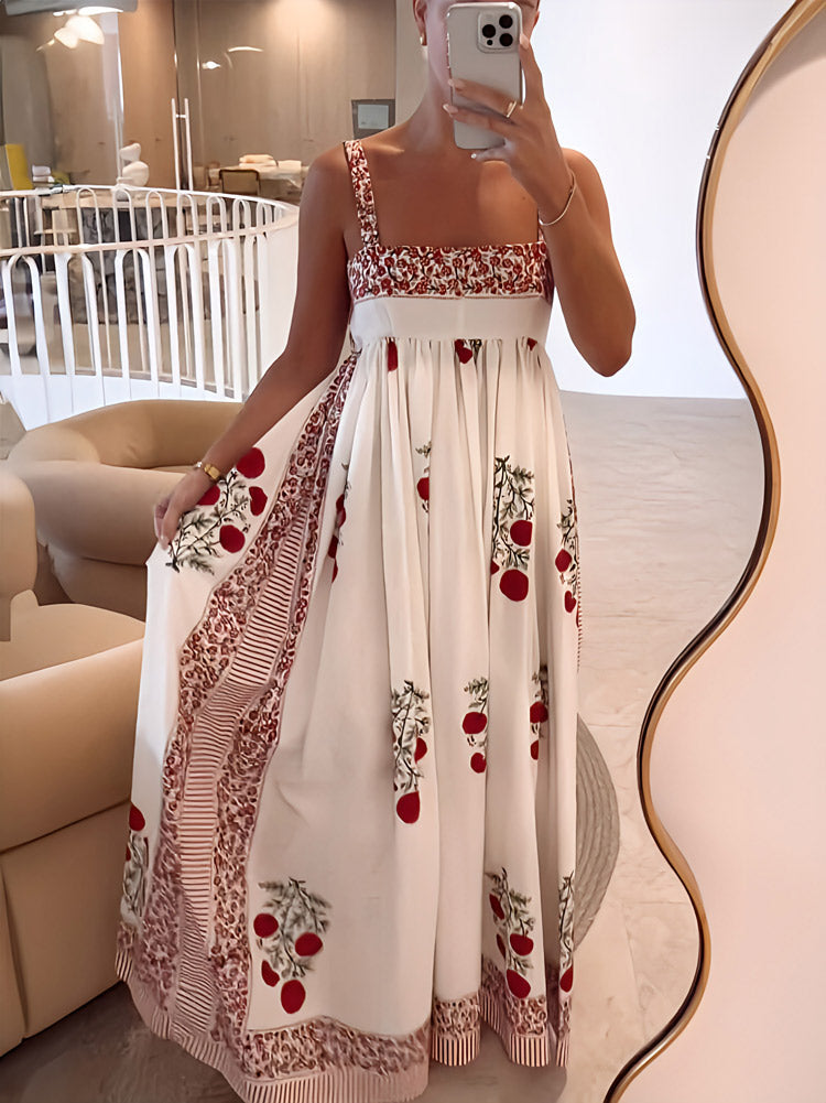 Ilyca - Patchwork Floral Maxi Dress