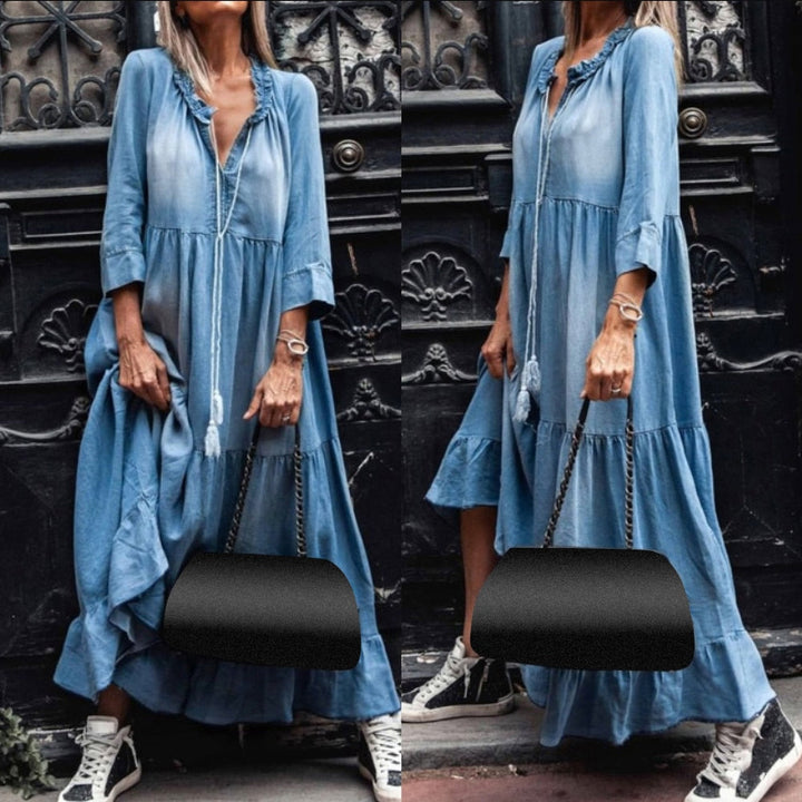 Eliora™ - Heritage Denim Dress