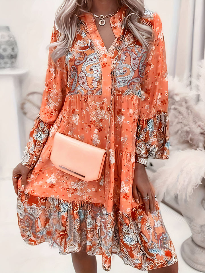 EIRA | Floral Boho Beach Dress