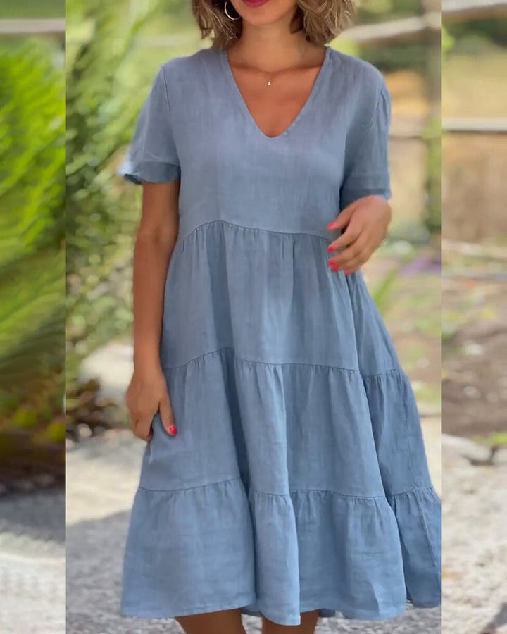 Aurora™ - Cotton Linen Dress