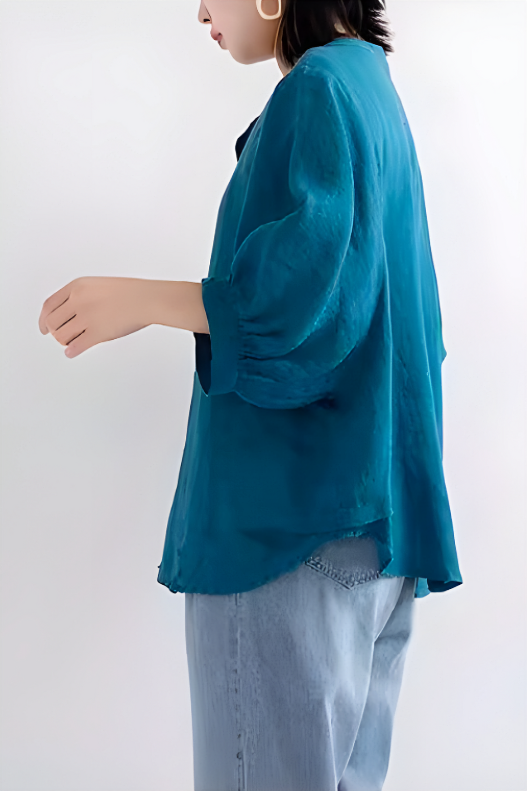 Zelina - Relaxed Loose Breathable Linen Blouse