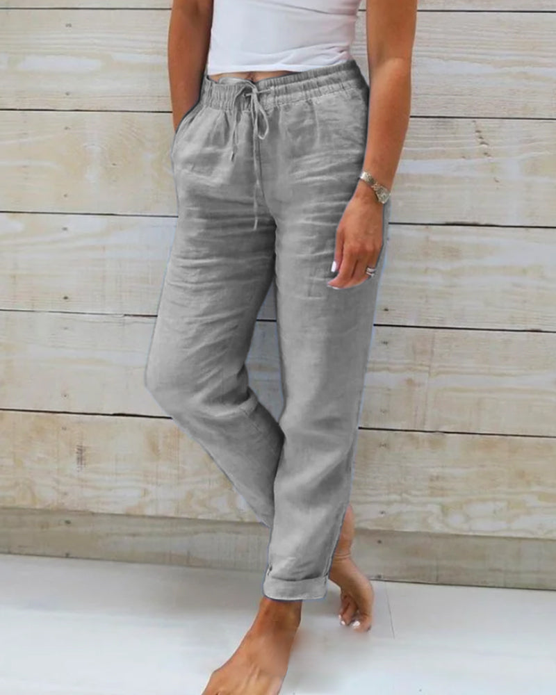 Charlie | Casual Chic Straight Trousers