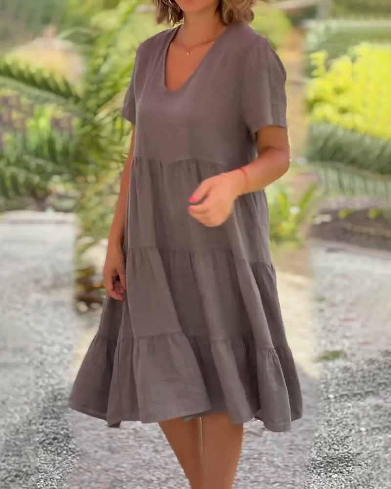 Aurora™ - Cotton Linen Dress