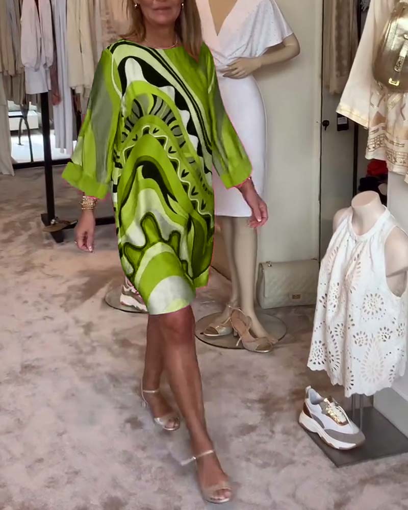 LIVAC - Printed Midi Dress