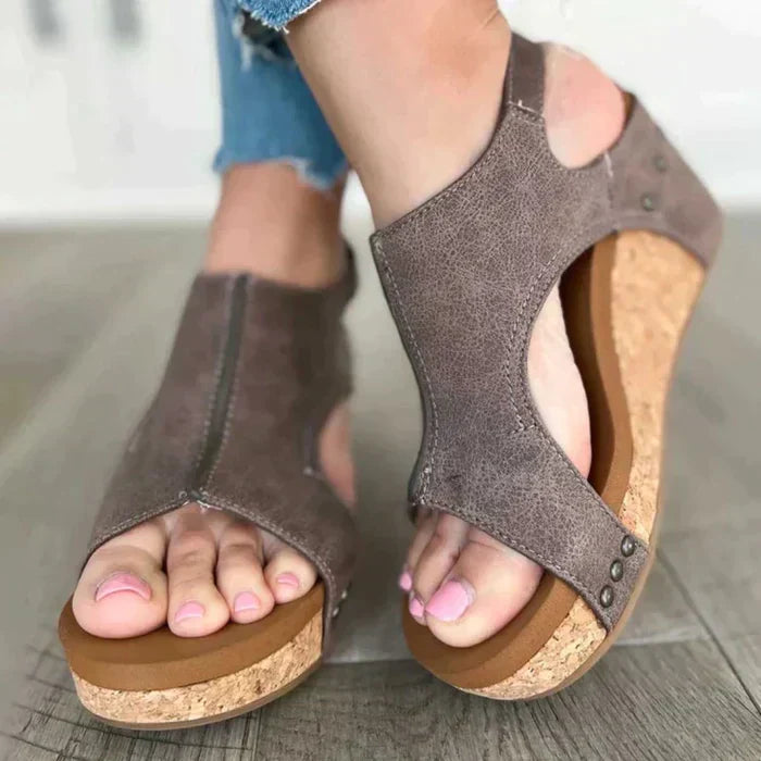 DELINA - Stylish Wedge Sandals