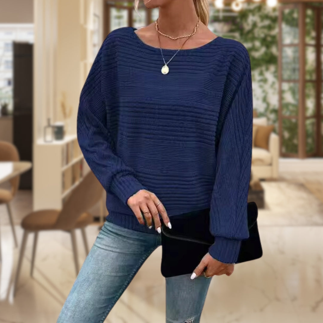 Martha™ | Casual Chic Textured Pullover