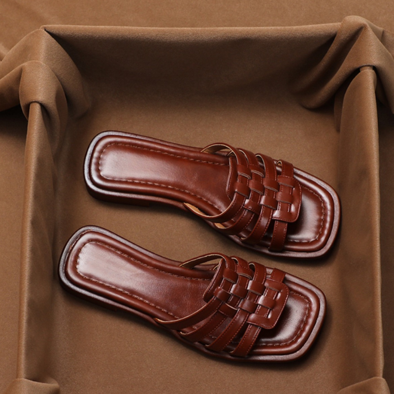 Verona - Woven Leather Slip-Ons