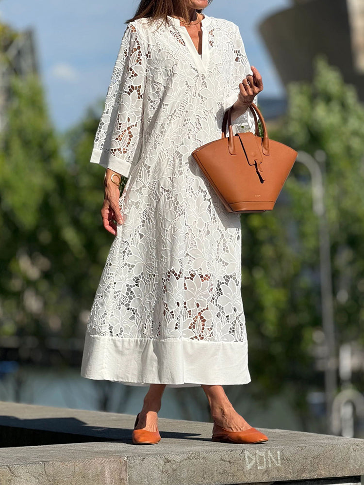 Sella™ - Comfy Lace Dress