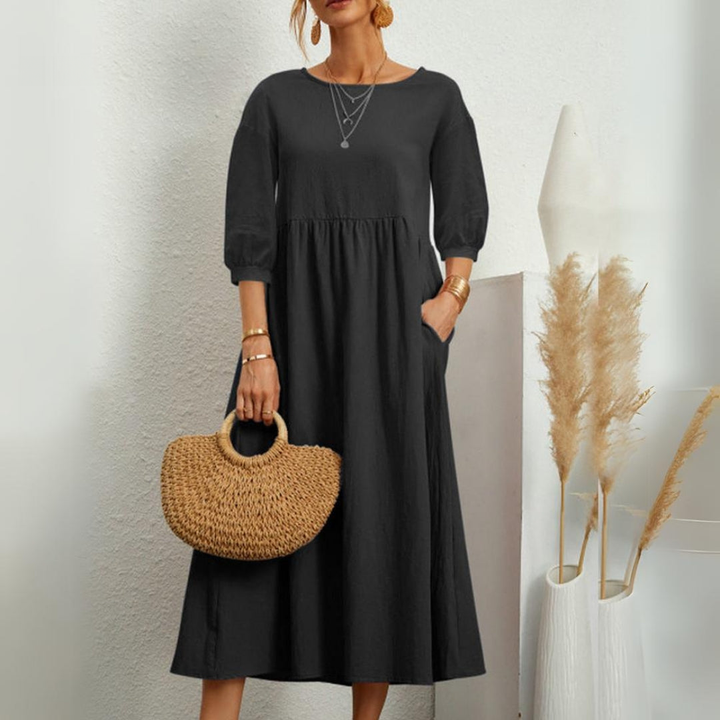 Clea | Breathable Elegant Timeless Maxi Dress