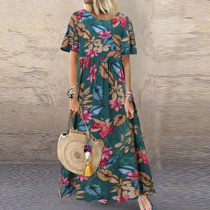FAMI | Elegant Comfortable Floral Summer Dress