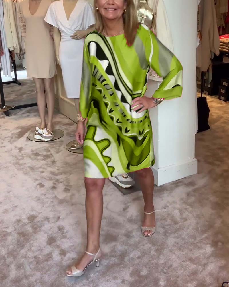 LIVAC - Printed Midi Dress