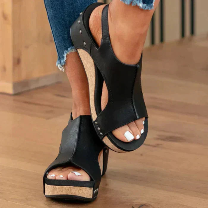 DELINA - Stylish Wedge Sandals