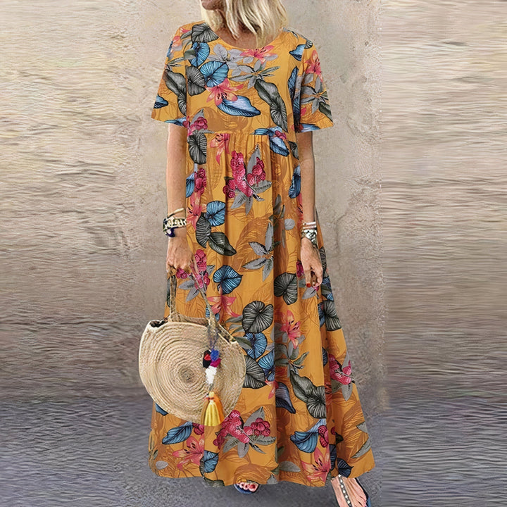 FAMI | Elegant Comfortable Floral Summer Dress