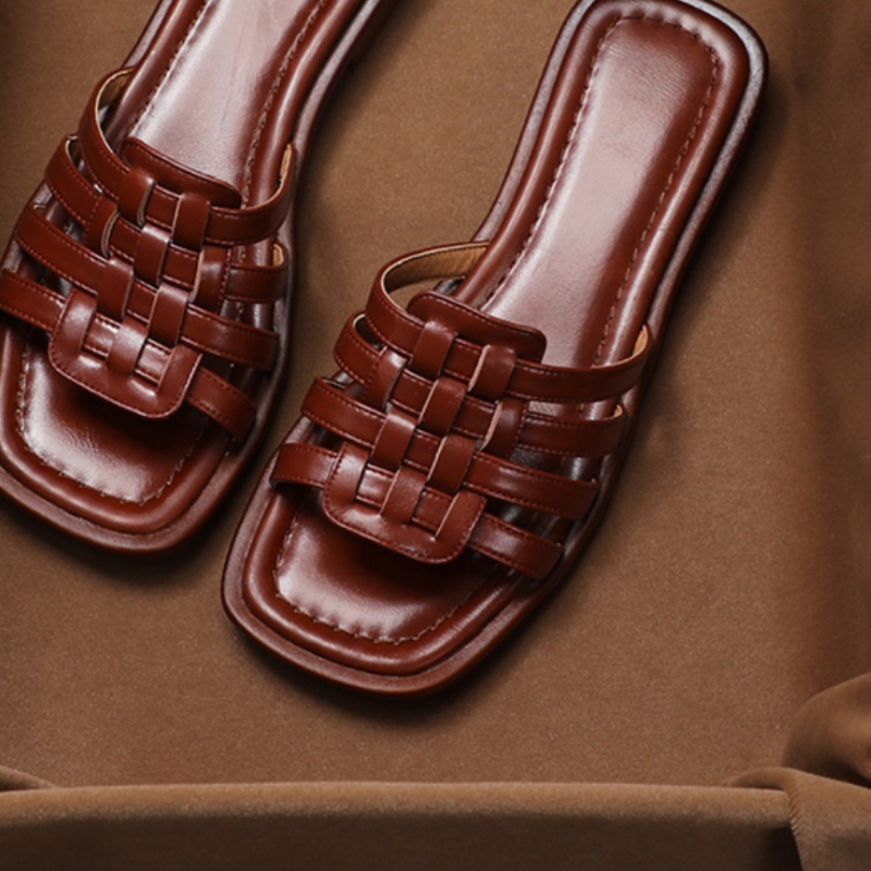 Verona - Woven Leather Slip-Ons