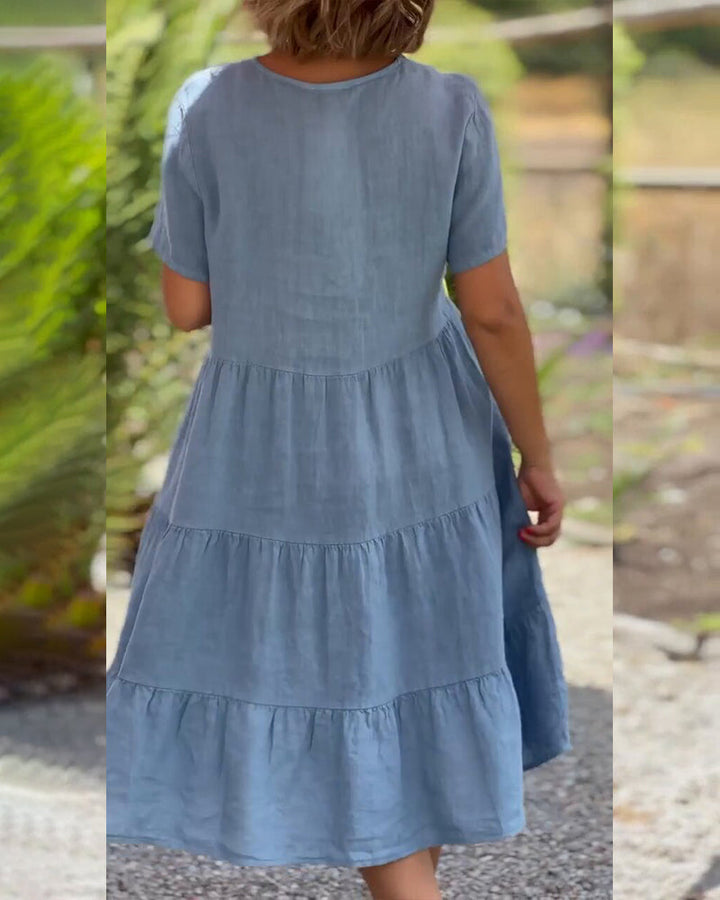 Aurora™ - Cotton Linen Dress