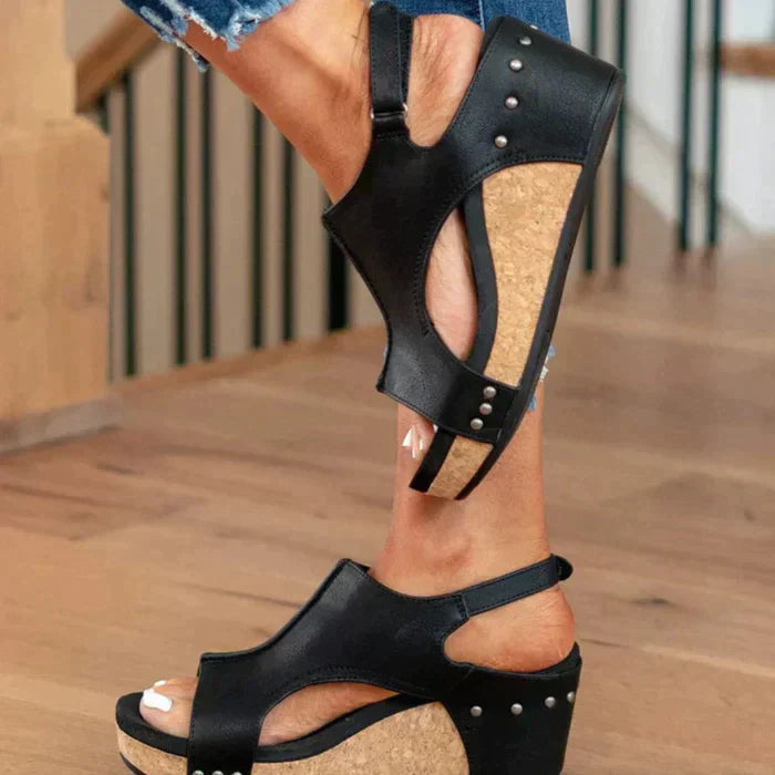 DELINA - Stylish Wedge Sandals