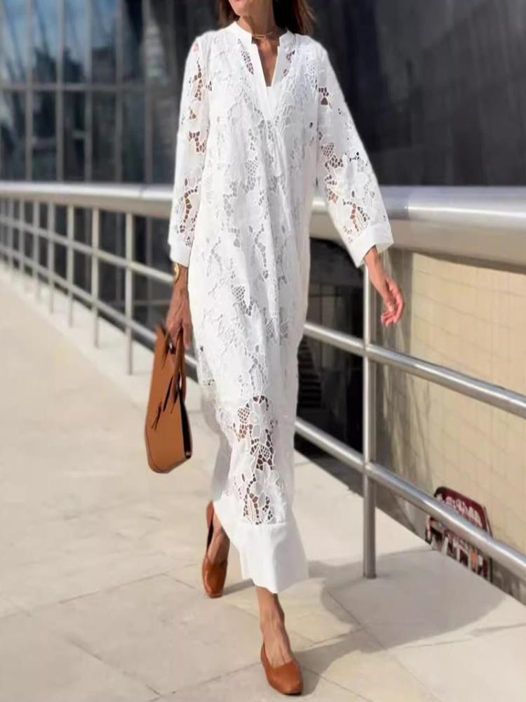 Sella™ - Comfy Lace Dress