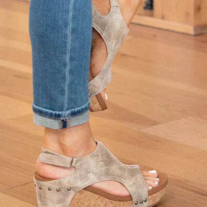 DELINA - Stylish Wedge Sandals