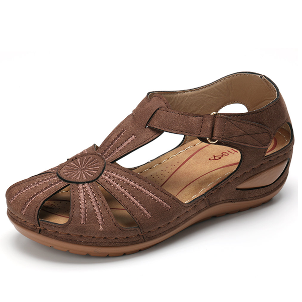 Vesta™ | Elegant Vintage Wedge Sandals