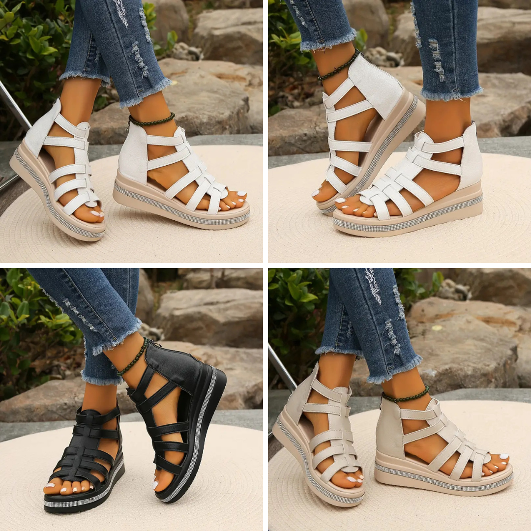 CHERIN - Elegant Wedge Sandals