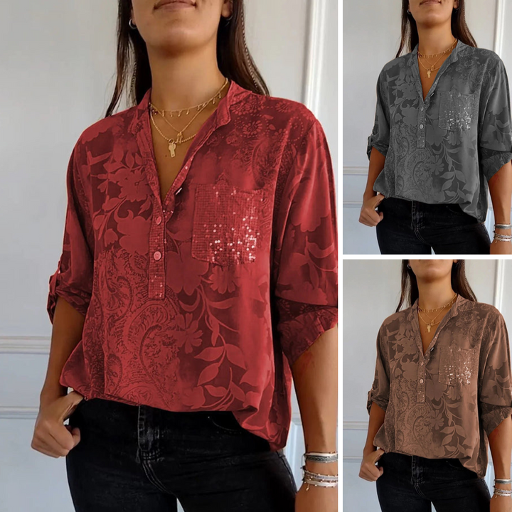 MAINA | Elegant Sequin Top