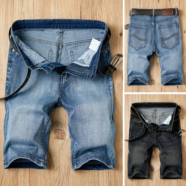 SAMCIP™ – MEN'S SLIM FIT DENIM SHORTS – COMFORTABLE & STYLISH
