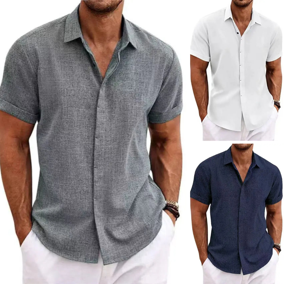 COSMO™ – MEN'S COTTON & LINEN SHIRT