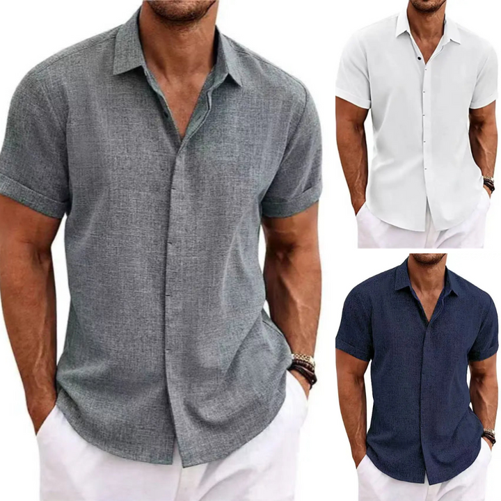 COSMO™ – MEN'S COTTON & LINEN SHIRT