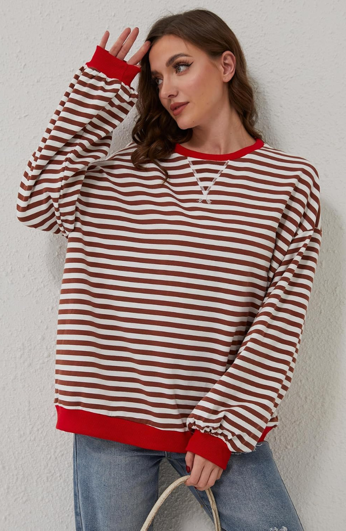 Amber™ | Casual Striped Pullover