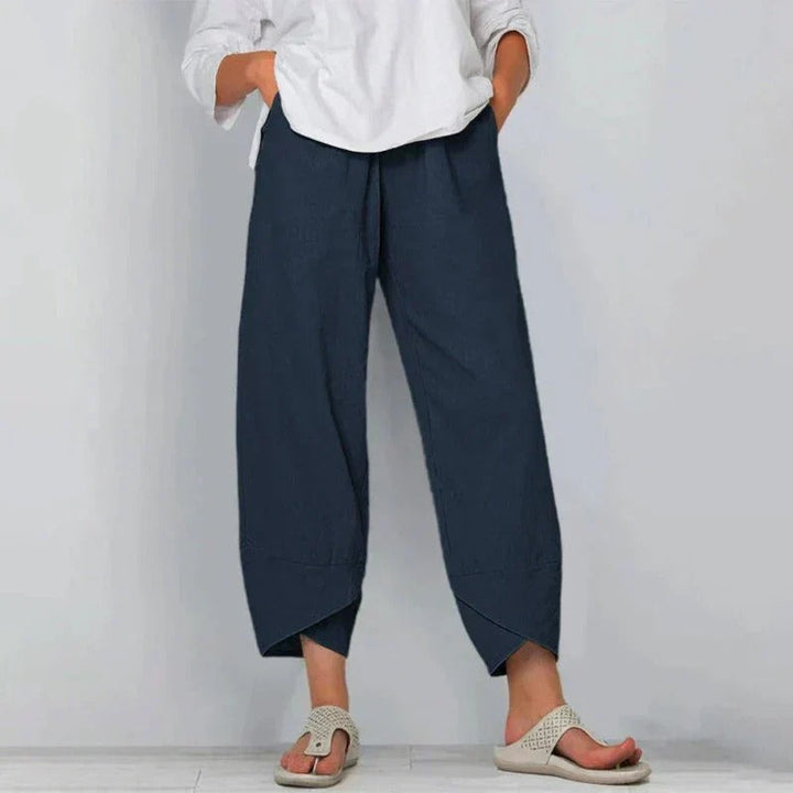 Amara - Chic Cotton & Linen Trousers