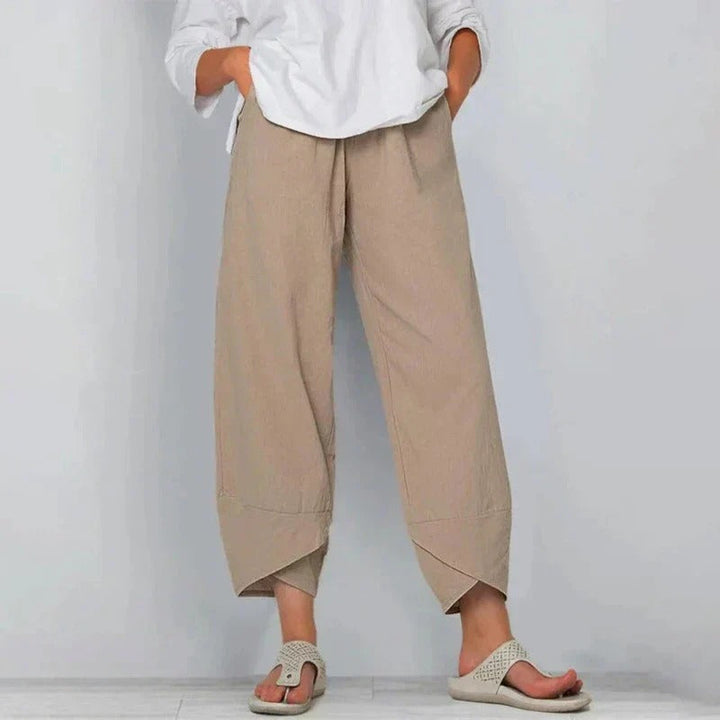 Amara - Chic Cotton & Linen Trousers