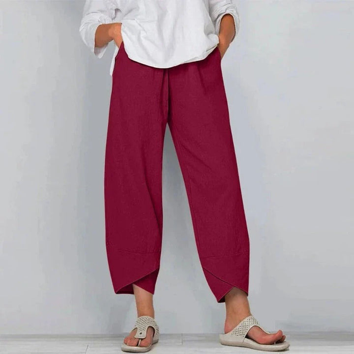 Amara - Chic Cotton & Linen Trousers