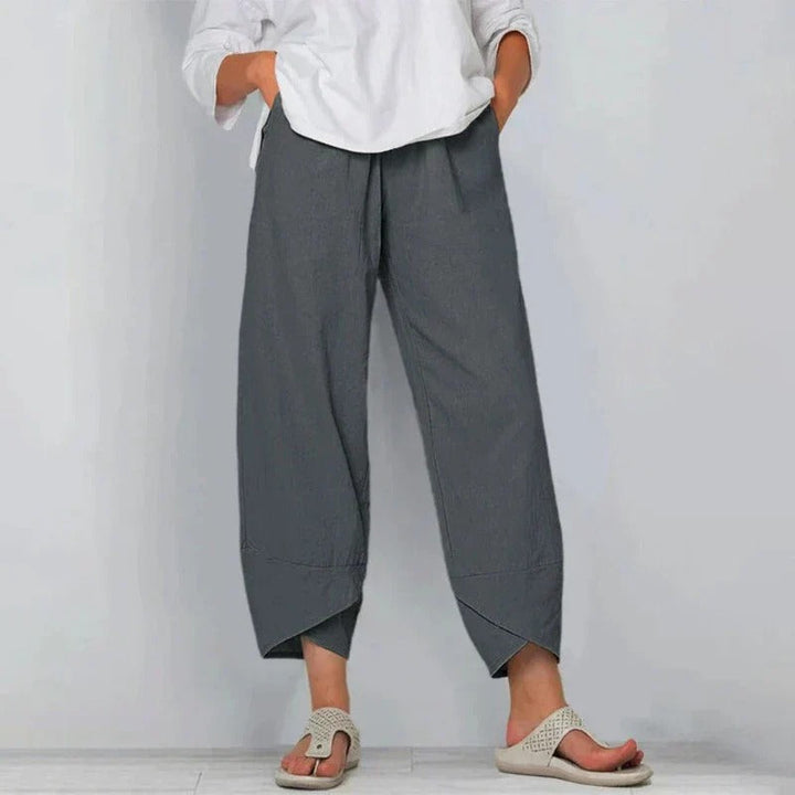 Amara - Chic Cotton & Linen Trousers