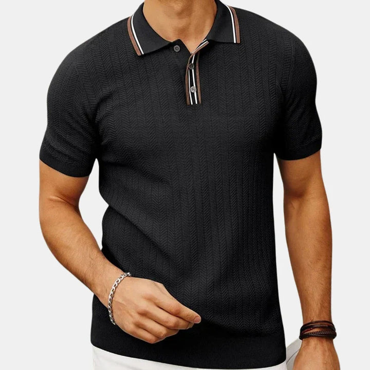 Knitted Polo Shirt