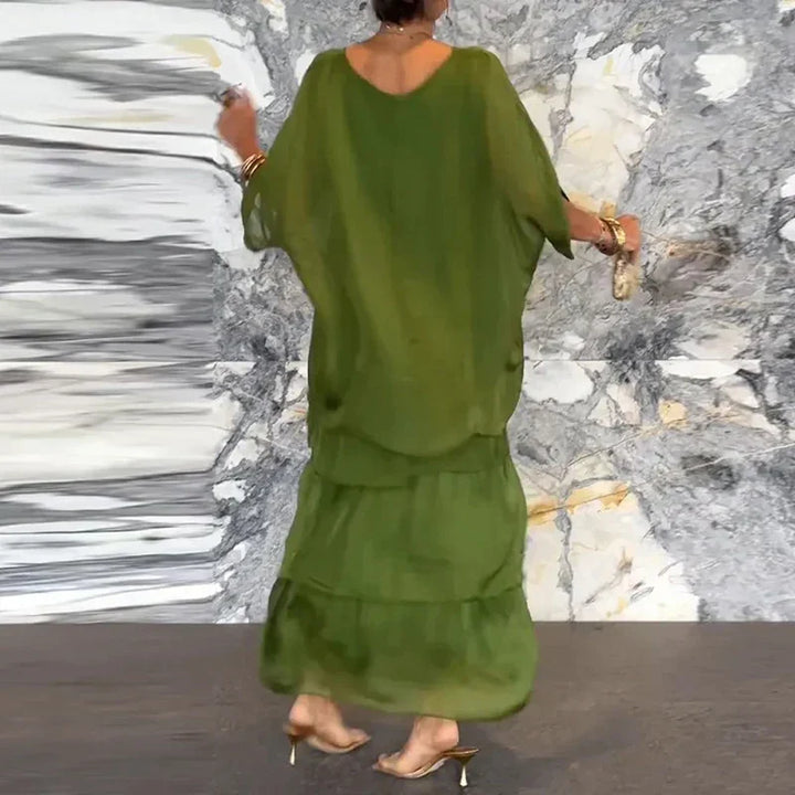 VENISA - Layered Chiffon Dress