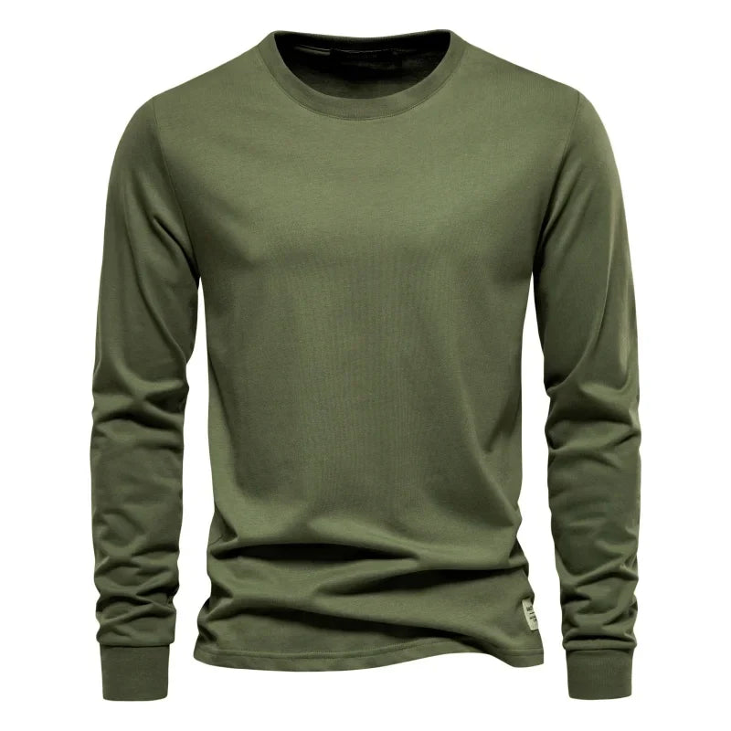 LURO™ – MEN'S LONG-SLEEVE T-SHIRT 100% COTTON