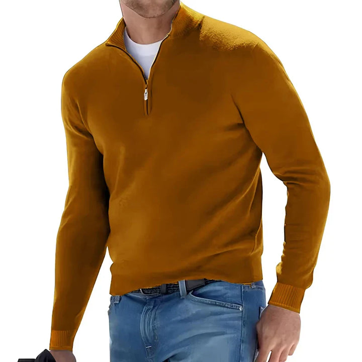 TALIO™ – MEN'S WARM SWEATER – ZIP COLLAR & COMFORT