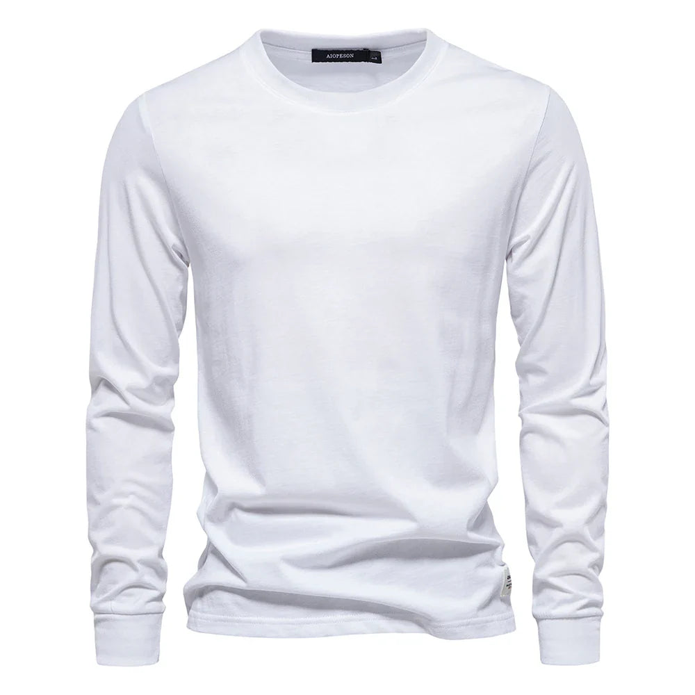 LURO™ – MEN'S LONG-SLEEVE T-SHIRT 100% COTTON