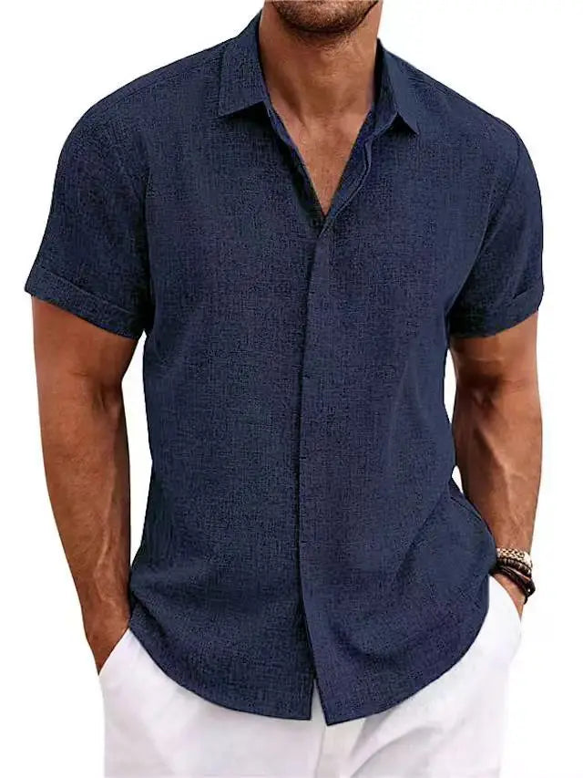 COSMO™ – MEN'S COTTON & LINEN SHIRT