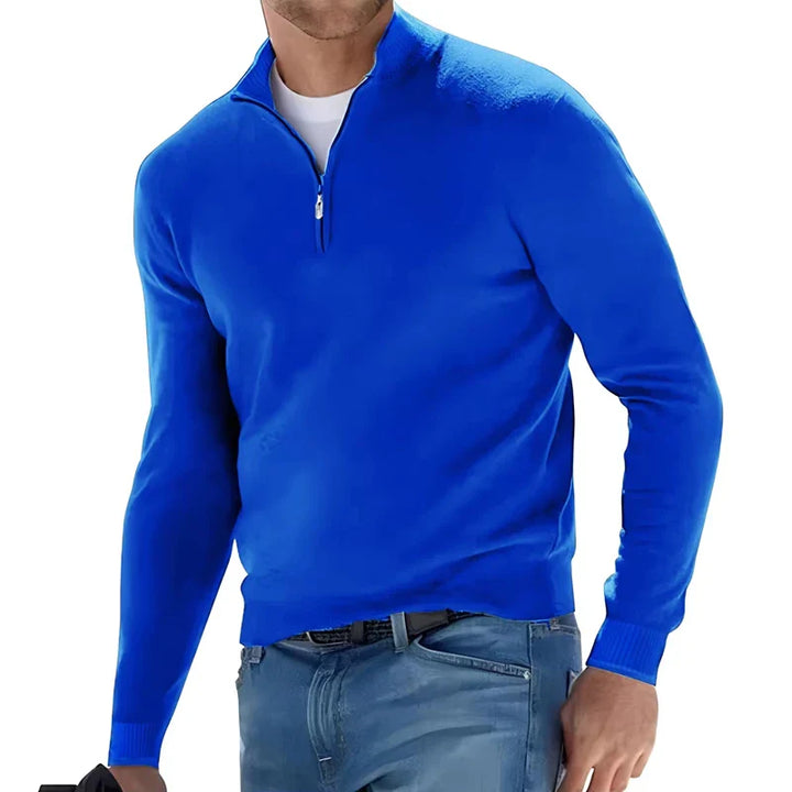 TALIO™ – MEN'S WARM SWEATER – ZIP COLLAR & COMFORT