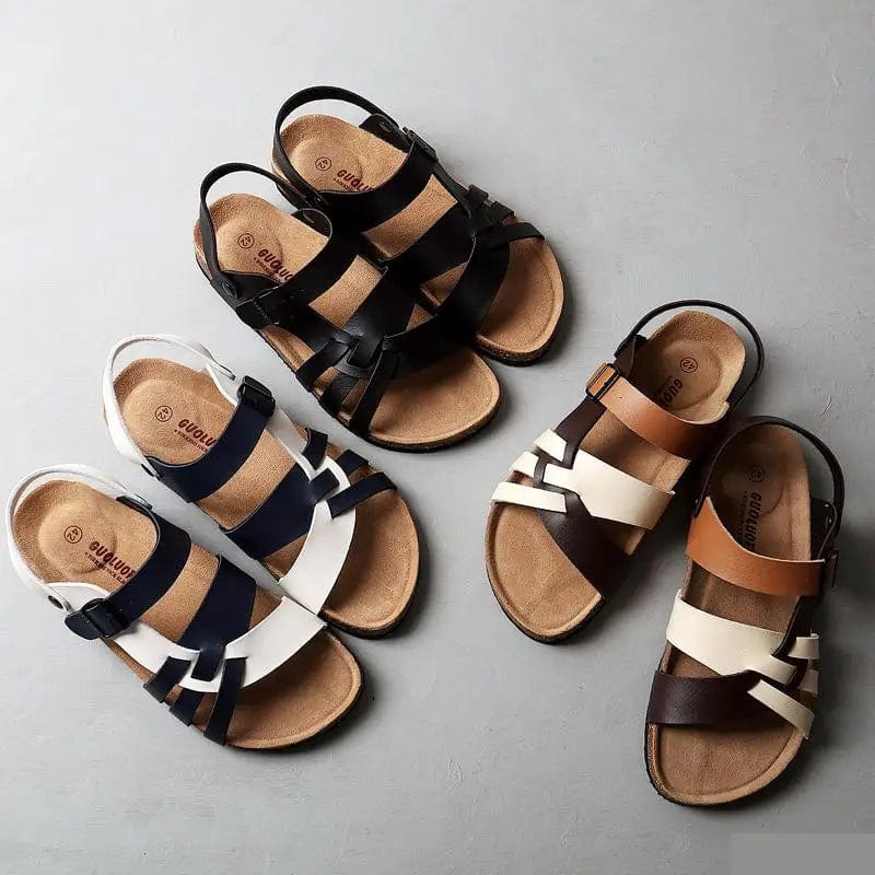 Milena | Elegant Orthopaedic High-Quality Leather Sandals