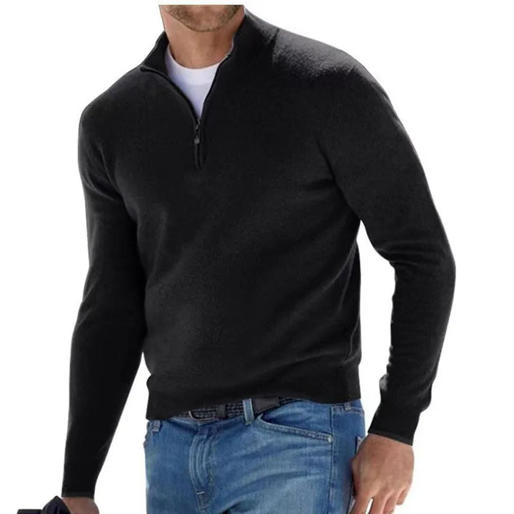 TALIO™ – MEN'S WARM SWEATER – ZIP COLLAR & COMFORT