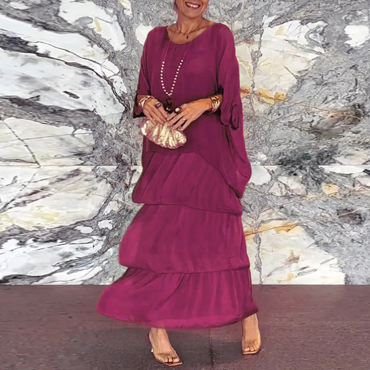 VENISA - Layered Chiffon Dress
